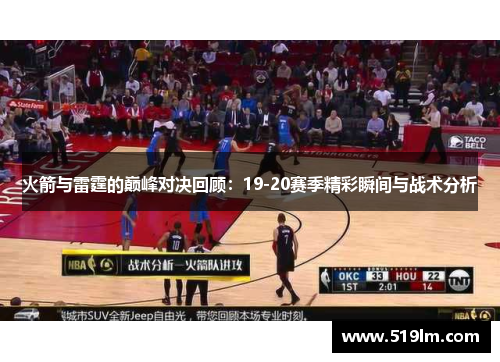火箭与雷霆的巅峰对决回顾：19-20赛季精彩瞬间与战术分析